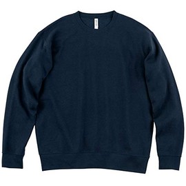 Glimmer 00346-AFC Men's Dry Fleece-Lined Sweatshirt, 10.0 oz, nvy, L