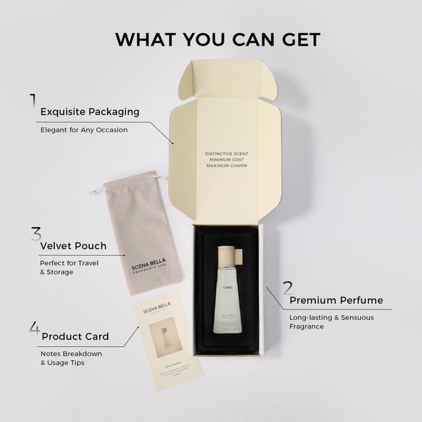 scenabella SCENA BELLA Vegan Eau de Parfum | Gourmand Vanilla