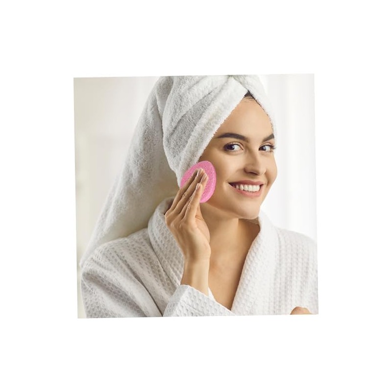 Esponjas faciales de limpieza 50 unidades reutilizables con forma de