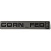 24Designs Compatible E85 Ethanol Corn Fed Badge Emblem Silver Black
