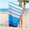 VELVETIO Beach Towel 100 x 180 cm, Extra Large 100%