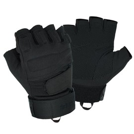 Seibertron S.O.L.A.G 1/2 Finger/Fingerless/Half Finger Multi-Function Sports Gloves Black XXL