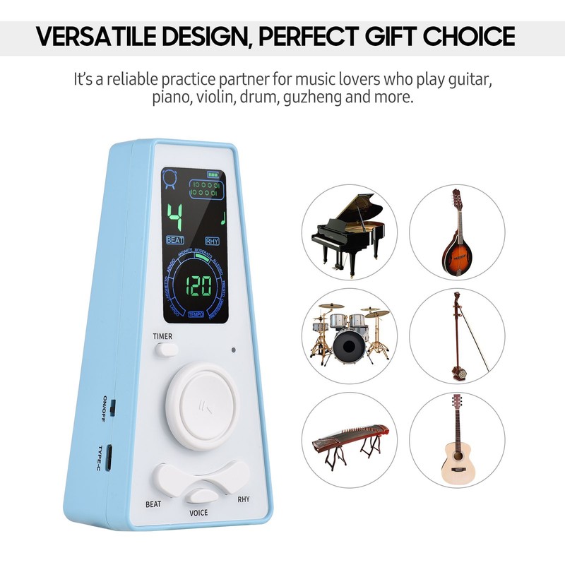 Electronic Digital Metronome with Timer Universal Electronic Metronome with Volume