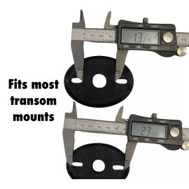 Anglers 3D Outpost Ice Fishing Transducer Pole Adapter For 2D Sonar  Transom Mount - For 3/4" PVC