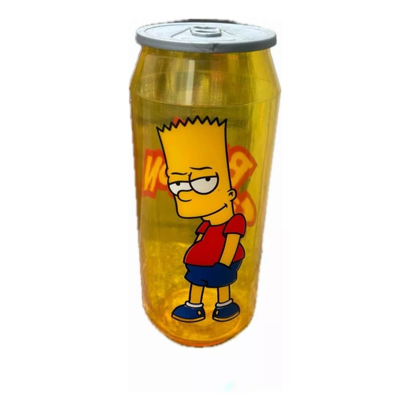 Vaso 8 Vaso Bart Simpson Cilindro En Forma De Lata