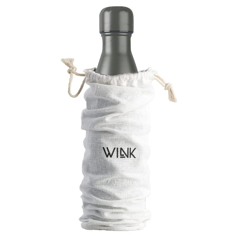 WINK Stainless Steel Thermos Flask with Cotton Bag Thermos Flask