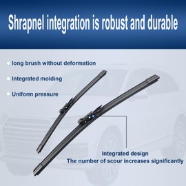 HRSNO® 28"+28" Windshield Wipers With 11" Rear Wiper Blade Sets Automotive Replacement for 2013-2019 Ford Escape Wiper Blades For My Car (Pack of 3)