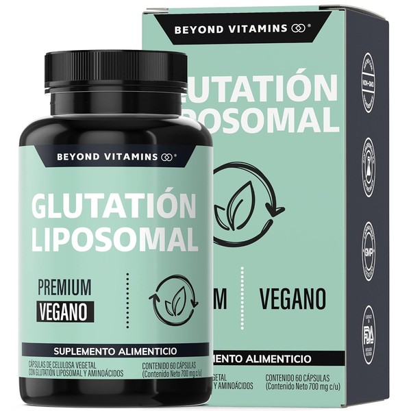 Beyond Vitamins L-Glutation Liposomal Reducido Potenciado con L-Glutamina, L-Glicina, cido