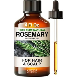 Rosemary Oil for Hair - 100% Natural Rosemary Hair Oil - Rosemary Essential Oils for Skin, Diffuser & Aromatherapy - Soap Making & DIY (4 Fl Oz). Haircare Scent - Color: Eucalyptus, Size: 4.00 Fl Oz (Pack of 1)