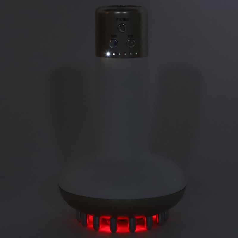 Electric Meridian Brush 6 Gears Hot Compress Microcurrent Vibration Massage