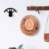 Bantlou Adjustable Cowboy Hat Rack Holder, Wooden Cowboy Hat Wall