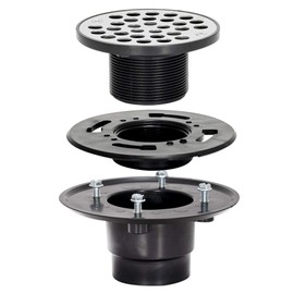 EZ-FLO 15342 Low-Profile Floor & Shower Drain, 2" x 3" x 10.04"