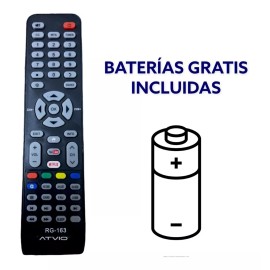 Atvio Control Remoto Para Pantalla Smart Tv Atvio + Pilas