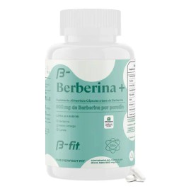 B-fit B Berberina Plus 60 Cápsulas 500mg Por Porción Sabor Melón Amargo Y Canela