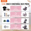 VEVOR 5 in 1 Heat Press Machine Combo with 30