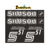 Transparent Simson S51 Electronic Sticker IFA Premium