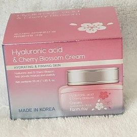 Farm Stay Hyaluronic Acid & Cherry Blossom Cream 1.85 oz Korea Made 2028