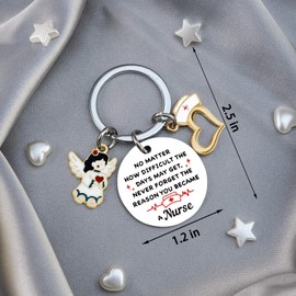 Nurse Gifts for Women Nurses Week Gifts for Women Thank You Gifts for Nurse Best Nurse Keychain Nurse Graduation Gift for Women Nurse Appreciation Gifts for Women Birthday Thanksgiving Gifts for Nurse