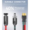 Naponal 12AWG-20ft Advanced Solar to XT60 Charging Cable,Redesign Solar Panel