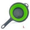 Collapsible Colander with Long Handle for Draining Pasta, Fruits and