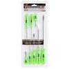 Performance Tool W904GN High Visible Screwdriver Set, 8-Piece, Green