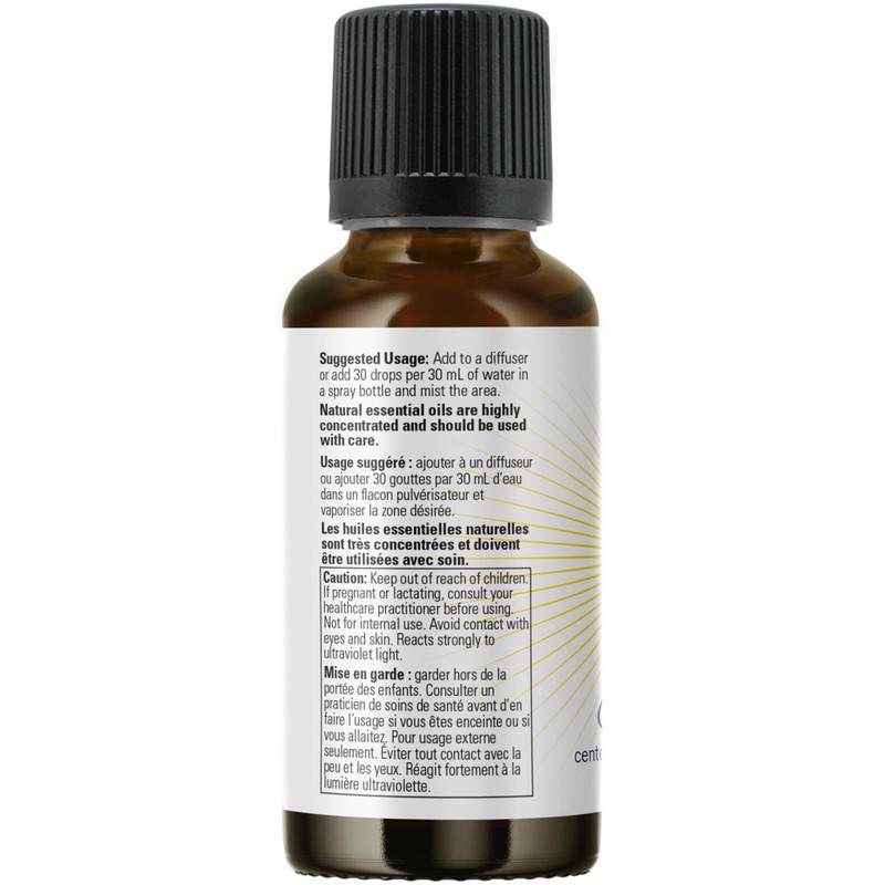 NOW NOW Essential Oils, Mental Focus Oil Blend, Centering Aromatherapy
