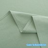 ATsense Tablecloth Mint Green Tablecloths Linen Look 100% Washed Cotton