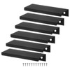 M METERXITY 6-Pack Cabinets Drawers Edge Pulls, 3.15" Aluminum Drawer