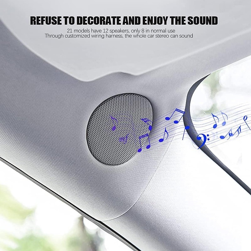 SatcOp Inactive Speaker Activation Wire Harness for 2021, ABS Material,