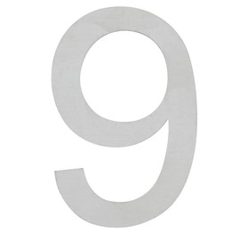 ARREGUI SEC11-T1 Stainless Steel House Number | Modern Mailbox House Number Made of Stainless Steel | 8 cm High House Number for Outdoor Use Waterproof | Weatherproof House Numbers | Building Number |