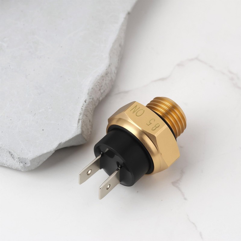 eMagTech Motorcycle 2-Pin Radiator Fan Switch Sensor M14 x 1.5