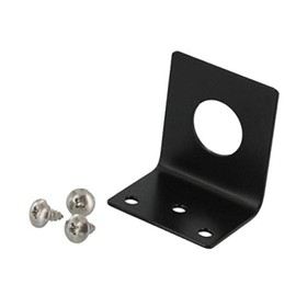 Tram Browning L-Bracket 1255-B 3/4 Hole Stainless Steel Black NMO 3/4 Hole Mount L Bracket Mobile Antennas for NMO Mount Cable Mobile Antennas Car Truck Hood Install