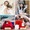 Cute Eye Mask for Sleeping,2 Pcs Silk Eye Sleep Mask