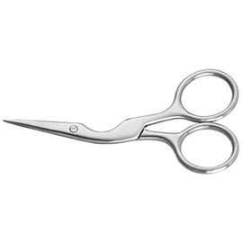 Newest Eyebrow Tweezers Brow Shaping Scissors (Silver)，Eyebrow Scissors