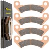 Caltric 2 Set of Front Brake Pads for John Deere Xuv Gator 625I Gas 825I Gas 855D Diesel