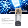 DC6V 190RPM Gear Motor with Fixing Mount Dual Shaft Worm