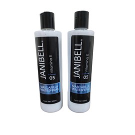 Janibell Mascarilla Multiesferas Viamina E Para Cabello Janibell 250ml 2pza