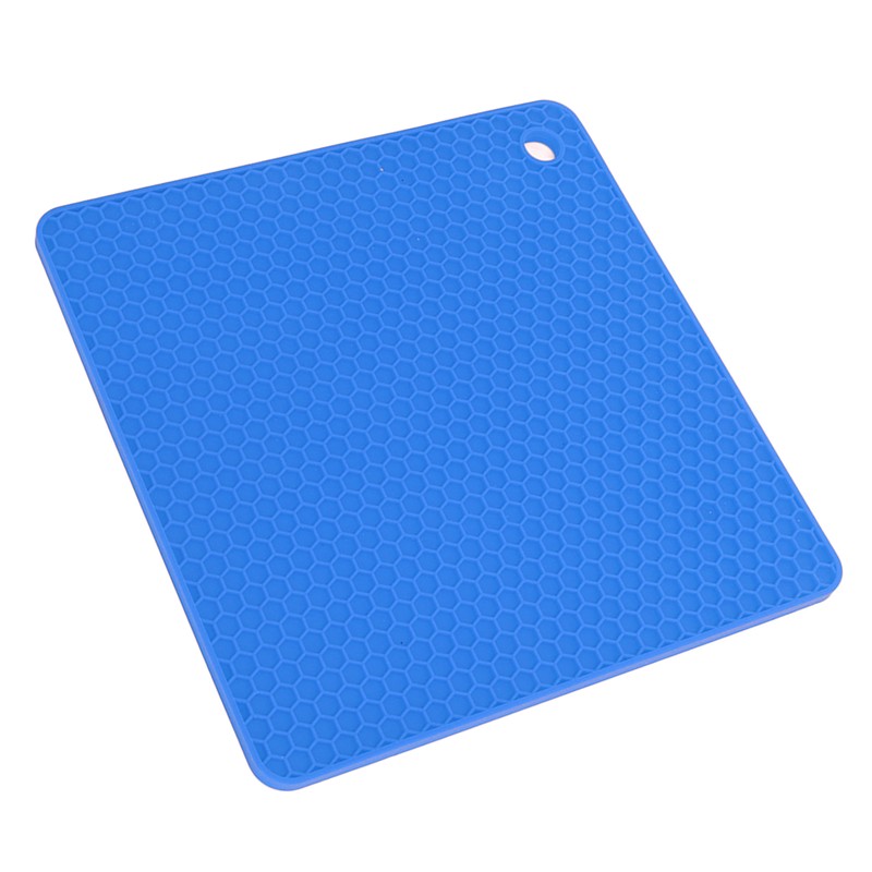 5pcs Silicone Pot Holders Mat Heat Resistant Anti Slip Square