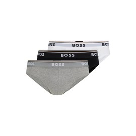 BOSS Three-Pack Cotton Stretch Power Brief