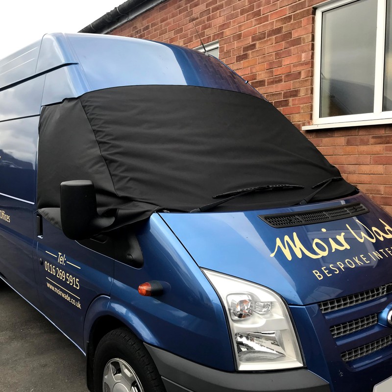 Transit MK7 Front Window Screen Cover Black Out Blind Frost