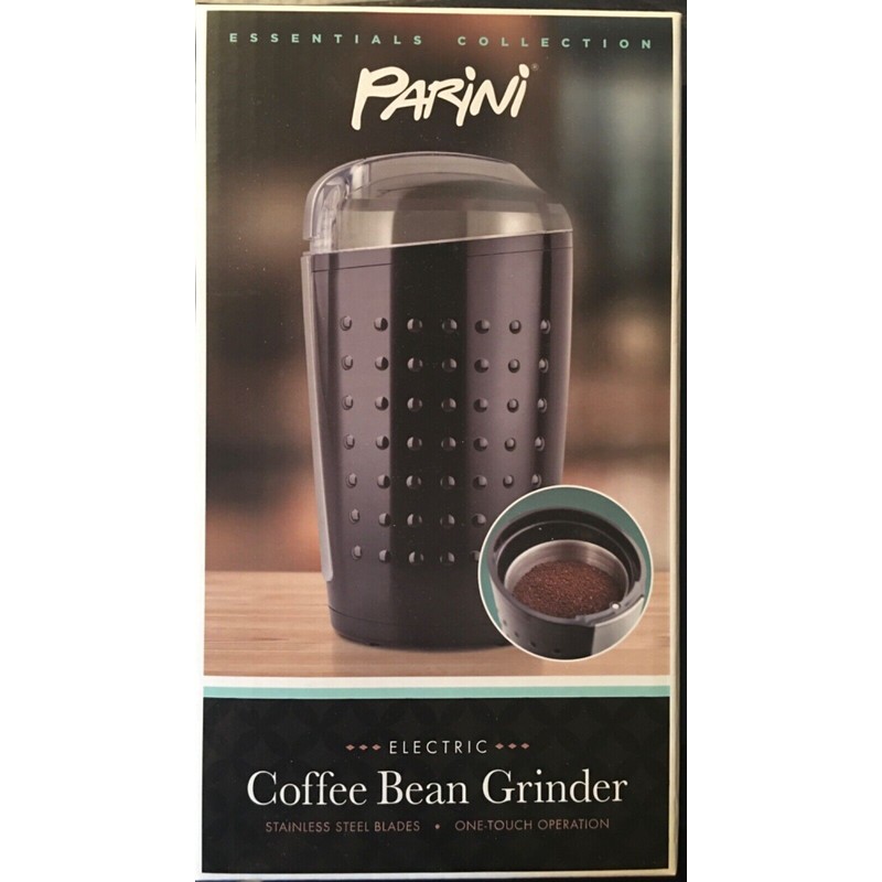 Parini Electric Coffee Bean Grinder & 8-Cup French Press Borosilicate