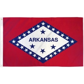 Arkansas Flag 3x5ft House Flag US State Flag AR Flag