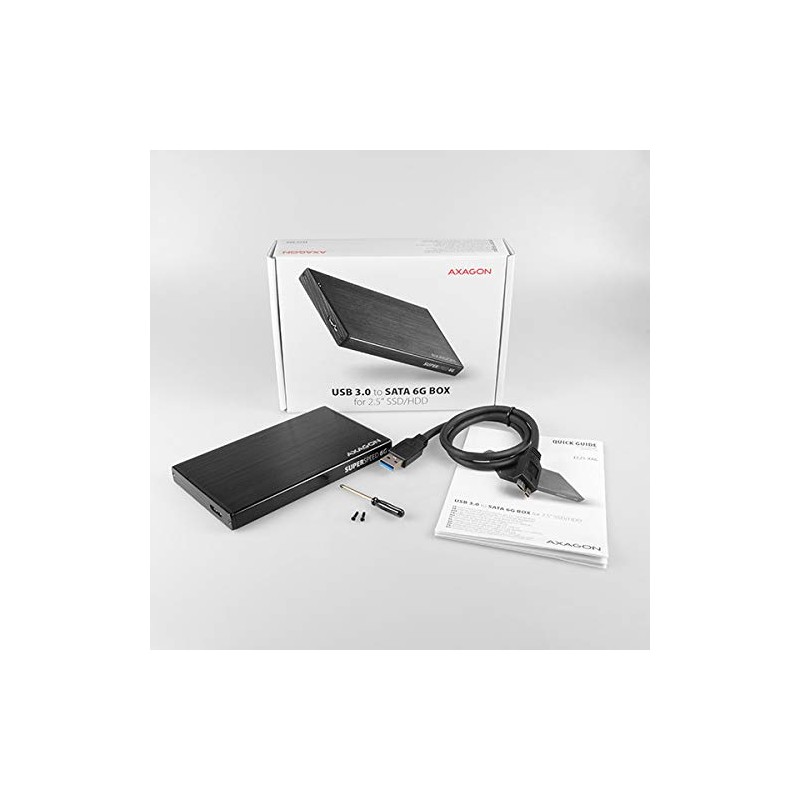 AXAGON EE25-XA6 USB 3.0 Aline Box Compact External Aluminium Box