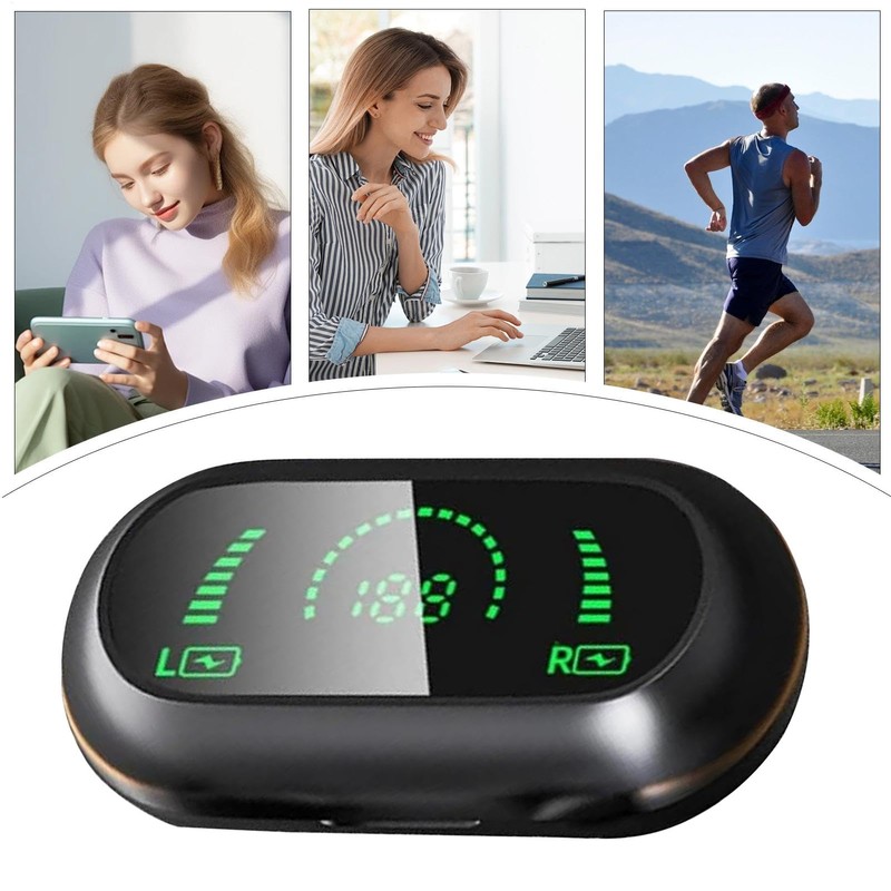 Clip On Earbuds | Clip On Workout Headphones,Long-Lasting Secure Fit,