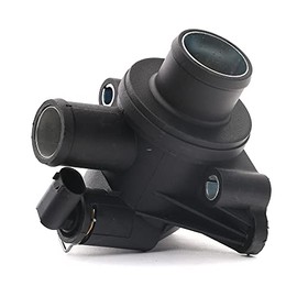 RIDEX Thermostat Coolant Cooling Water Thermostat with Housing, Plastic Housing with Seal Opening Temperature: 87°C