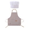 1 Piece Children's Apron and 1 Piece Children's Chef's Hat,