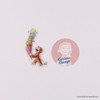 Overglad Curious George Sticker Clear Sticker Set ice cream CGG-010