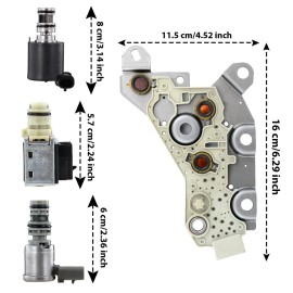 tiokok 4T40-E 4T40E 4T45E Transmission Solenoids Kit For GM Chevy 2004-On EPC TCC Shift