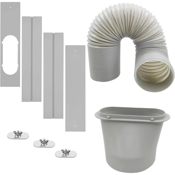 Branded Portable Air Conditioner Window Vent Kit with 5.9” Diameter