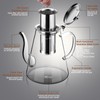 Zpose Glass Teapot, 1200ml (40oz) Tea Pot with Infuser for